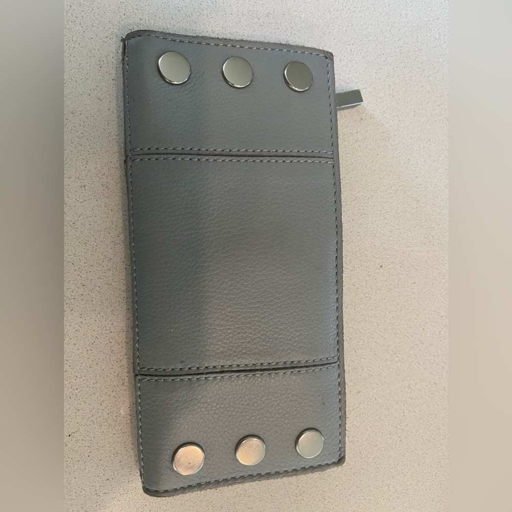 Hammitt 110 North wallet in Dust Blue